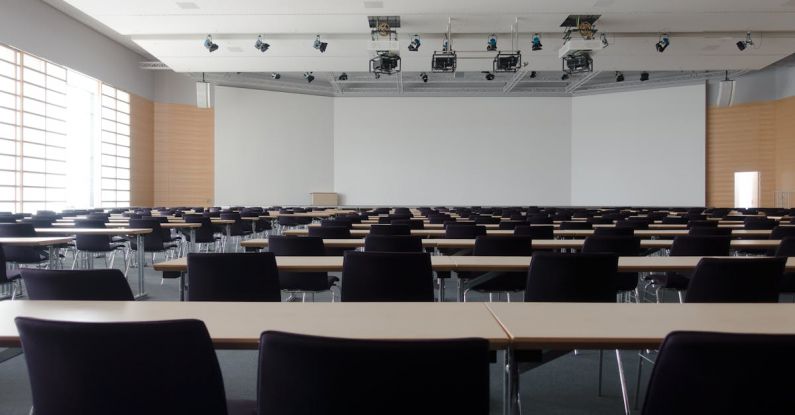 Conferences - White Wooden Rectangular Table