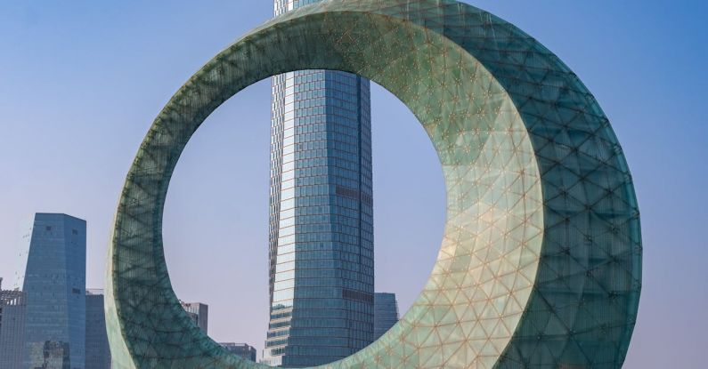 Expos - Moon Ring Sculpture in Xiamen Garden Expo, Jimei District, China